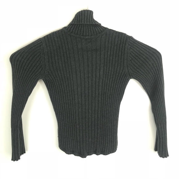 Calvin Klein women’s turtleneck sweater sz m grey - Picture 2 of 4